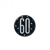 Badge 60 r, Svart/Silver