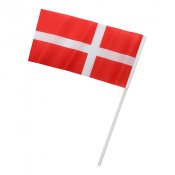 Danska flaggan, tyg - 6st, 14x21cm