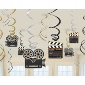 Hngande dekoration/Swirl, Hollywood - 12st