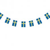 Flaggbanner i tyg, Svenska flagga - 6m